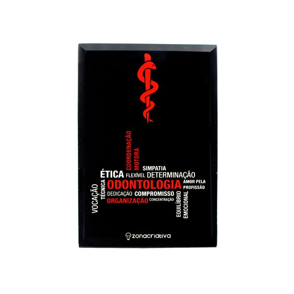 Mini Plaquinha Profissão Odontologia