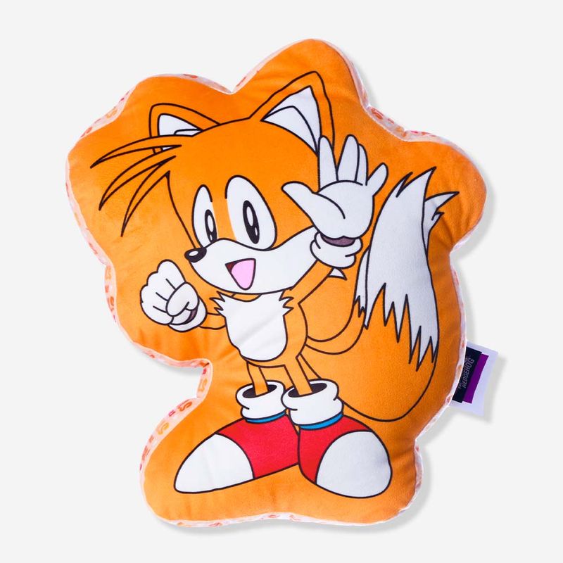 Almofada Veludo 3D Tails Time To Fly Sonic The Hedgehog™ ©Sega - bebrands  oficial