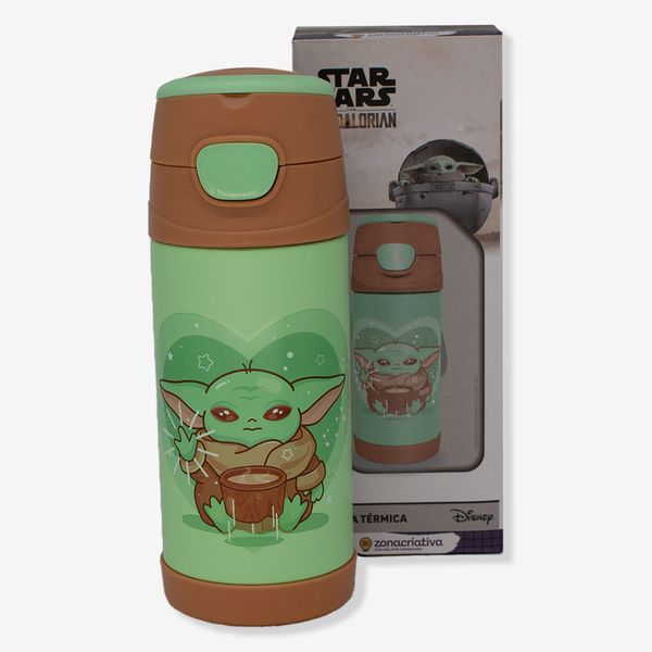 Garrafa Térmica Infantil Top Handle Baby Yoda – Star Wars
