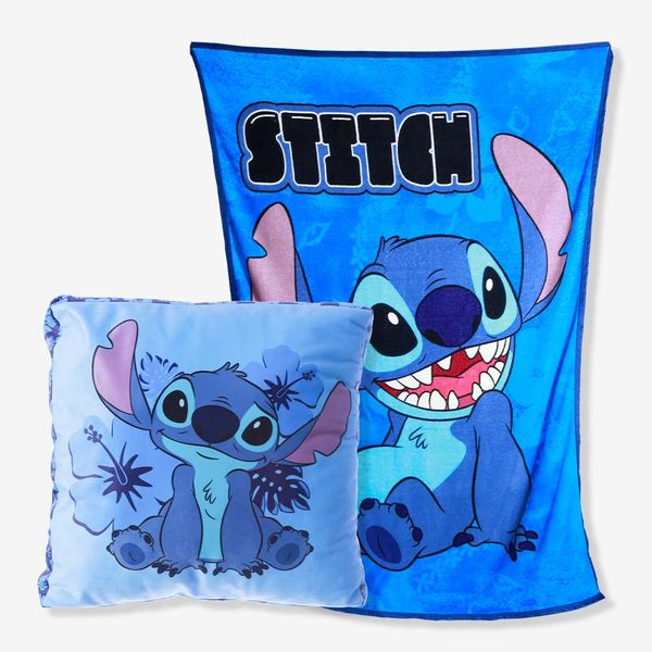 Almofada com Manta Stitch - Disney