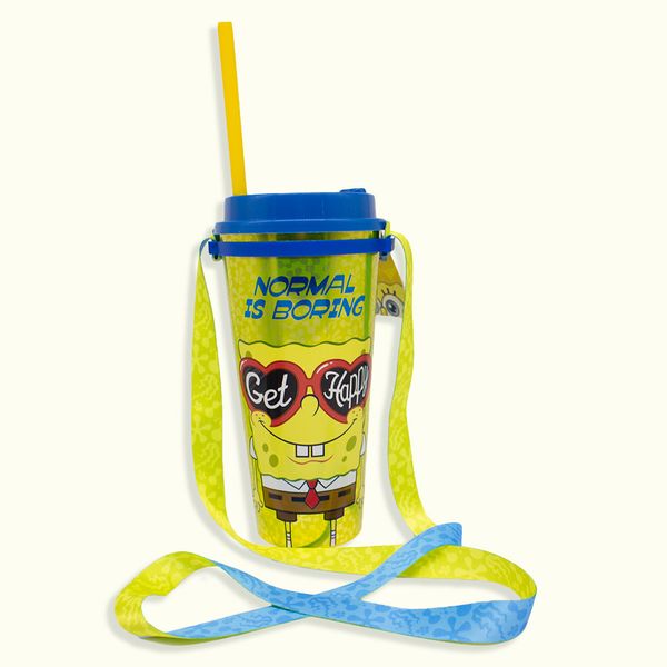 Copo com Canudo Bob Esponja
