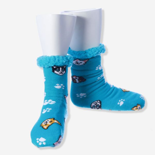 Meia Pantufa Cozy I Love Dogs – Zonacriativa
