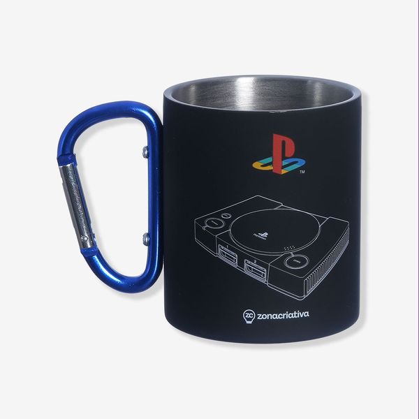 Caneca Mosquetão Playstation