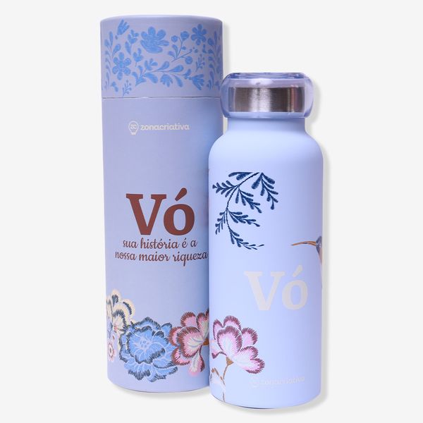 Garrafa Bubble Bordado de Vó – Zonacriativa
