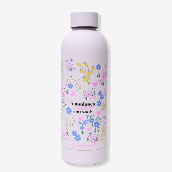 Garrafa Max Floral - Zonacriativa