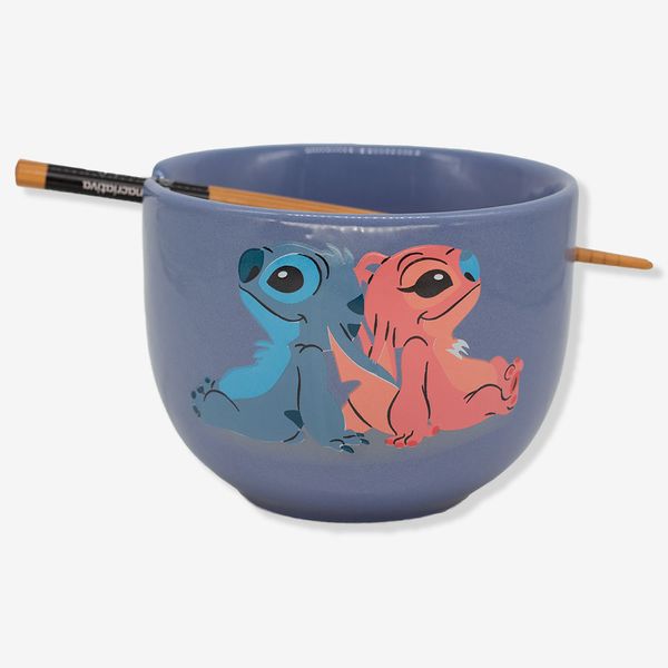 Bowl com Hashi Stitch e Angel Namorados - Disney