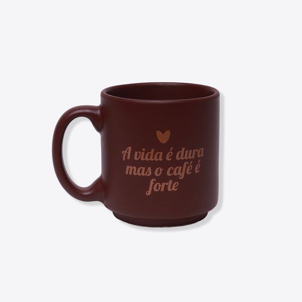Caneca Mini Tina Café Forte - Zonacriativa