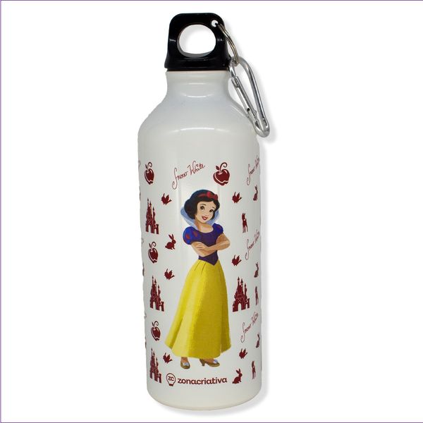 Garrafa com Mosquetão Branca de Neve – Disney