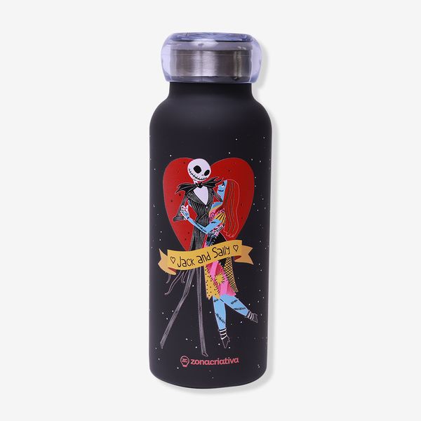 Garrafa Bubble Jack e Sally - O Estranho Mundo de Jack