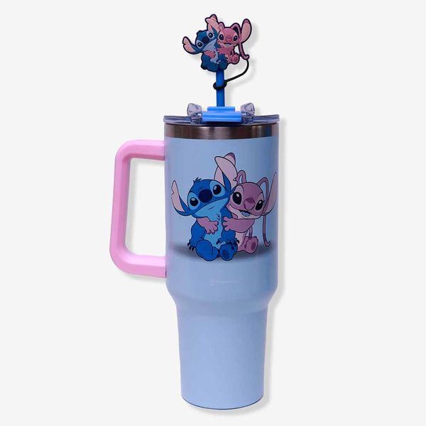 Copo Térmico Tumbler Stitch e Angel - Disney