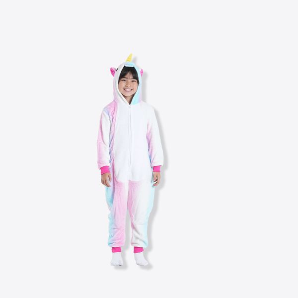 Macacão Kigurumi Infantil de 9 a 10 Anos Unicórnio – Zonacriativa