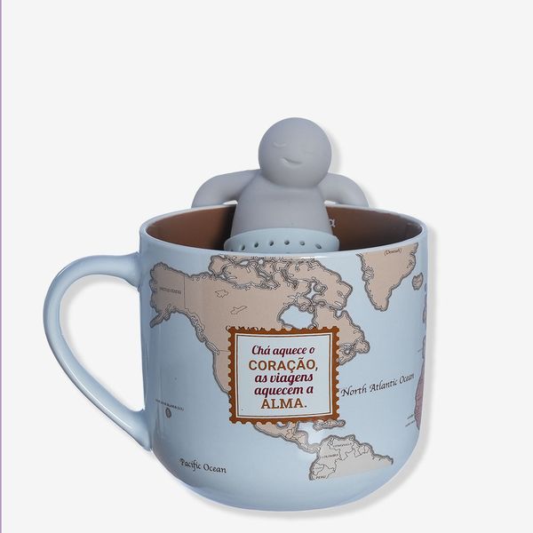 Caneca com Infusor Viagem - Zonacriativa