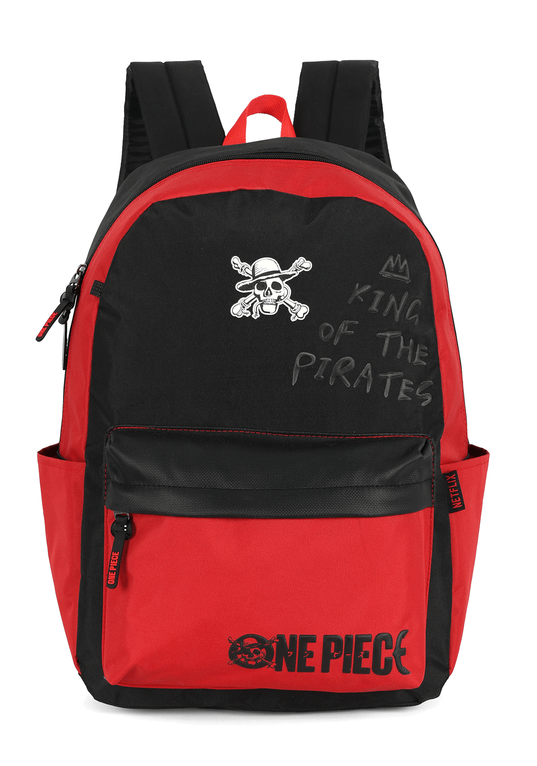 Mochila One Piece Vermelho Luxcel - Zonacriativa